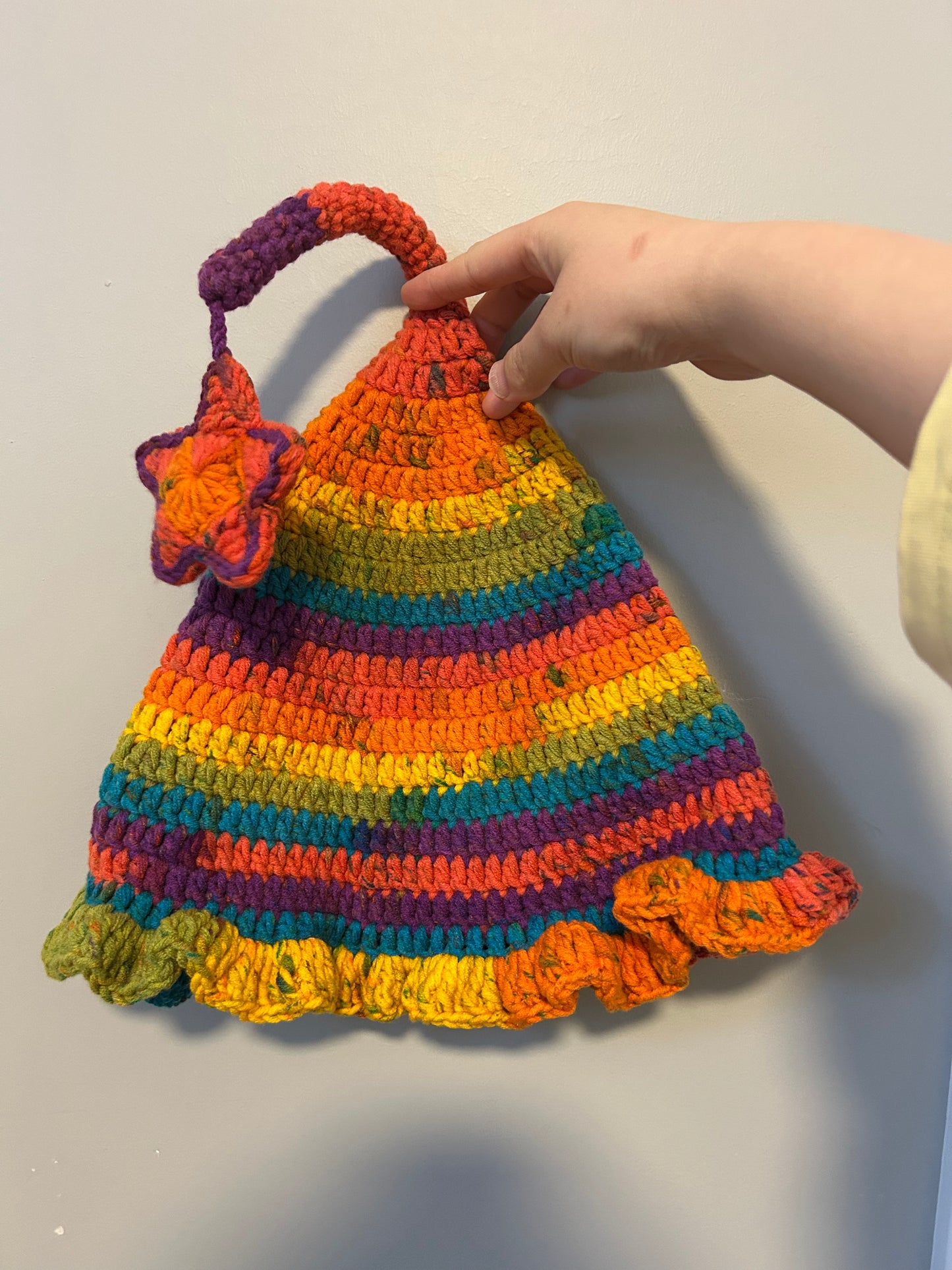 Handmade crocheted hat