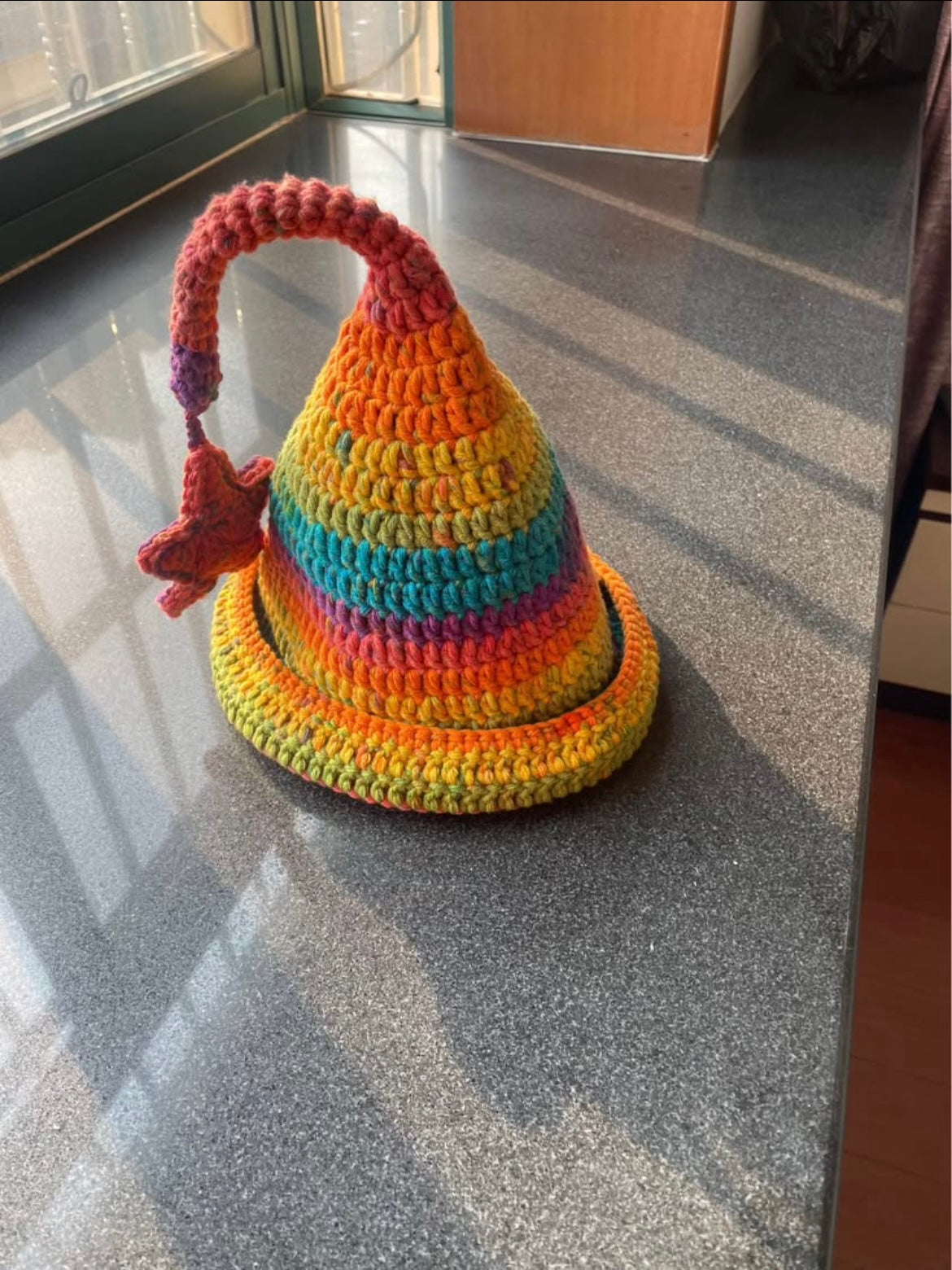 Handmade crocheted hat