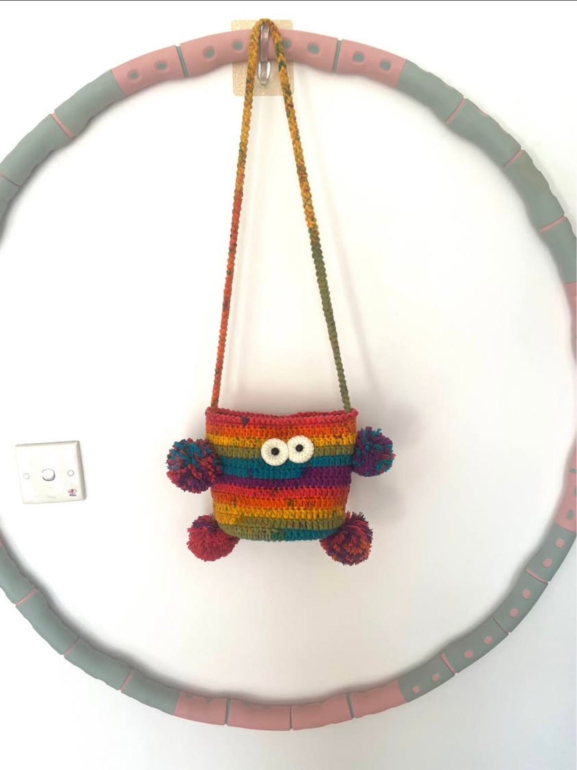 Handmade crocheted bag